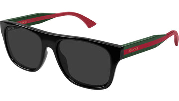 SOLID GRAY LENSES WITH SHINY BLACK FRAME
