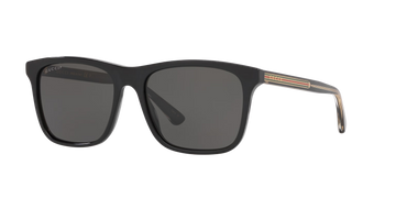 SOLID GRAY POLARIZED LENSES WITH BLACK FRAME