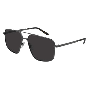SOLID GRAY LENSES WITH GUNMETAL FRAME