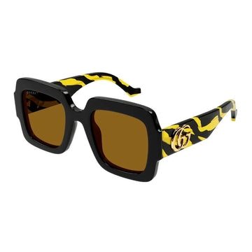 LIGHT YELLWO LENSES WITH BLACK FRAME