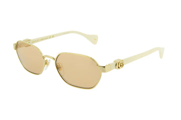 SOLID PINK LENSES WITH GOLD FRAME