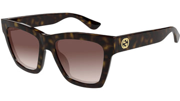 BROWN GRADIENT LENSES WITH HAVANA FRAME
