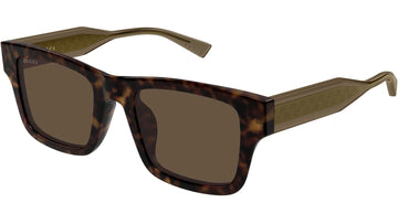 SOLID BROWN LENSES WITH DARK HAVANA FRAME