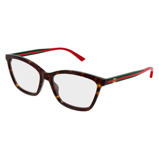 Gucci GG1989O Square Eyeglasses in Tortoise, front view