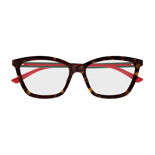 Gucci GG1989O Square Eyeglasses in Tortoise, angle view