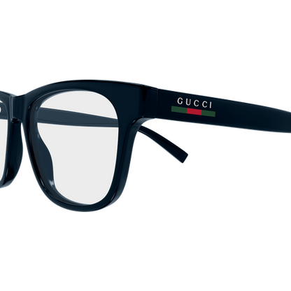 Gucci GG2108O Square Eyeglasses in Blue, side view