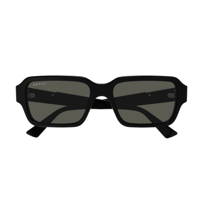 Gucci GG1887S Rectangle Sunglasses in Grey/Black, side view