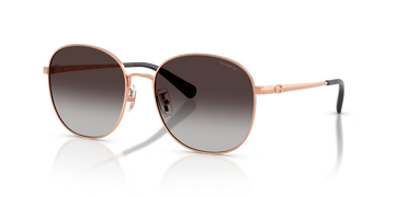 GRAY GRADIENT LENSES WITH ROSE GOLD FRAME
