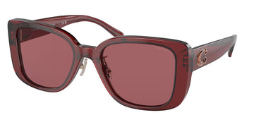 SOLID RED LENSES WITH TRANSPARENT RED FRAME