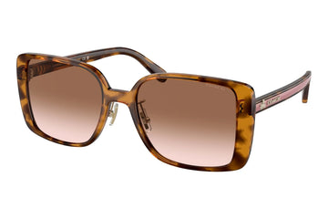 BROWN GRADIENT LENSES WITH HAVANA FRAME
