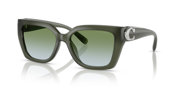 MOSS AQUA GRADIENT LENSES WITH MILKY MOSS FRAME