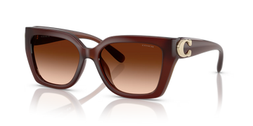 BROWN GRADIENT LENSES WITH MILKY HAZELNUT FRAME