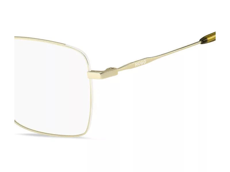 Hugo Boss HG1217 Square Eyeglasses in Gold, detail view