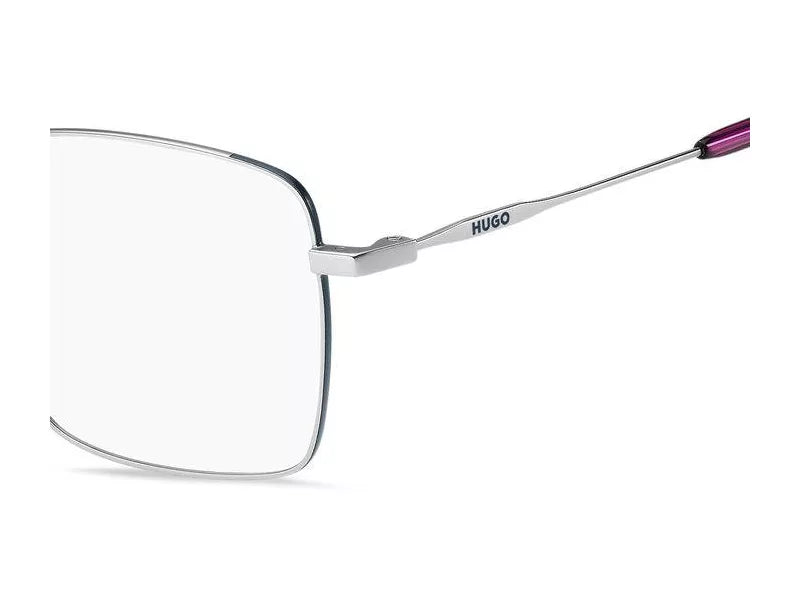 Hugo Boss HG1217 Square Eyeglasses in Silver, detail view