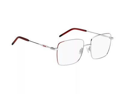 Hugo Boss HG1217 Square Eyeglasses in Gunmetal, angle view