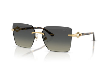GRAY GRADIENT LENSES WITH GOLD FRAME