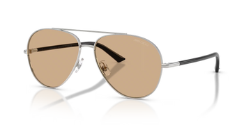 LIGHT YELLOW LENSES WITH SILVER FRAME