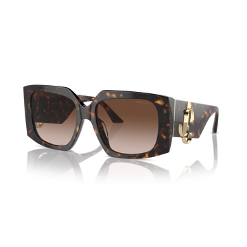 BROWN GRADIENT LENSES WITH HAVANA FRAME