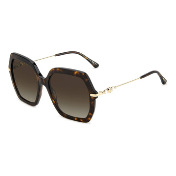 BROWN GRADIENT LENSES WITH HAVANA FRAME