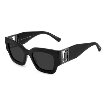 SOLID GRAY LENSES WITH BLACK FRAME