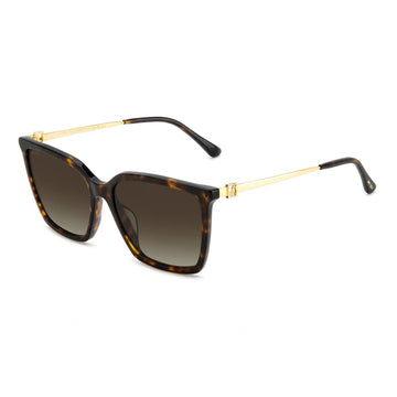 BROWN GRADIENT LENSES WITH HAVANA FRAME