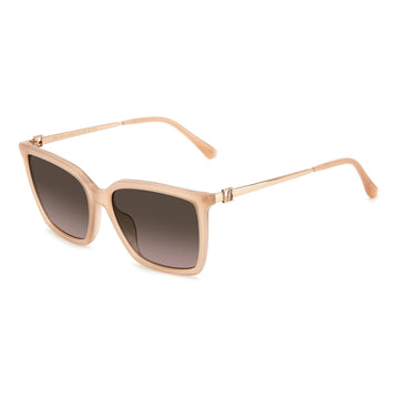 GRAY GRADIENT LENSES WITH BEIGE FRAME
