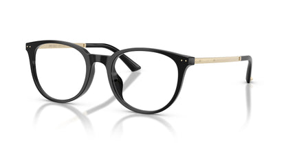 Jimmy Choo JC3055 Oval Eyeglasses in Black, angle view