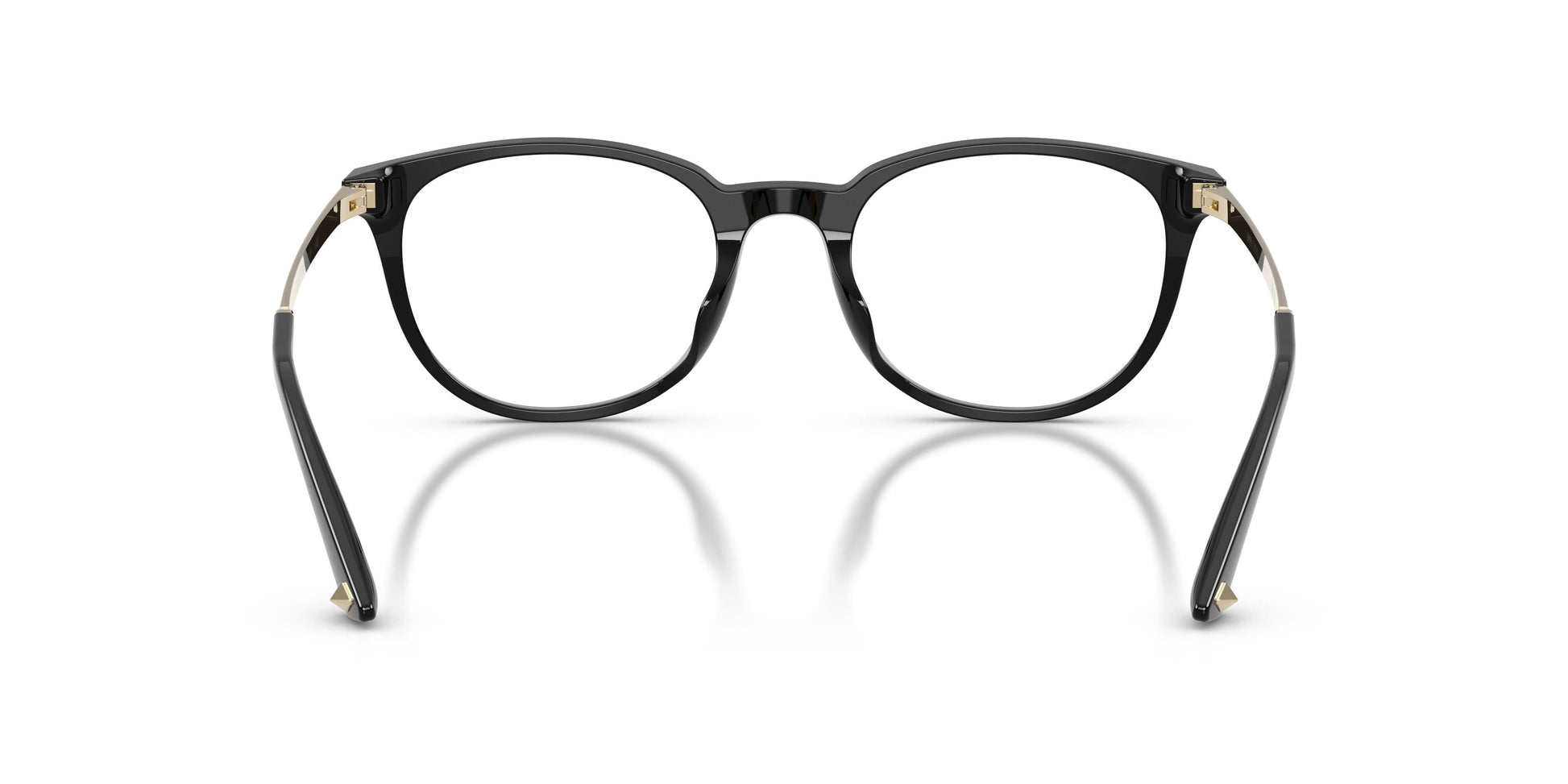 Jimmy Choo JC3055 Oval Eyeglasses in Black, detail view