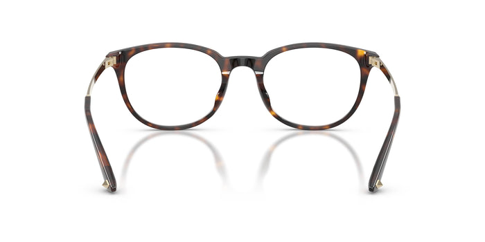Jimmy Choo JC3055 Oval Eyeglasses in Tortoise, detail view