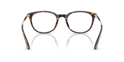 Jimmy Choo JC3055 Oval Eyeglasses in Tortoise, detail view