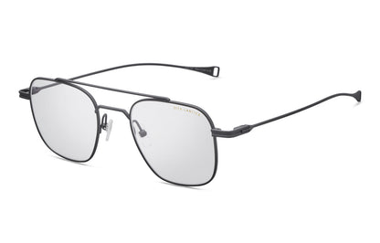 DITA DLX118 Aviator Eyeglasses in Clear Matte Black, angle view