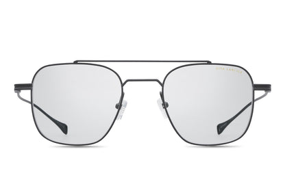 DITA DLX118 Aviator Eyeglasses in Clear Matte Black, front view