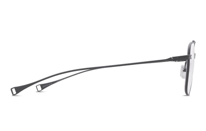 DITA DLX118 Aviator Eyeglasses in Clear Matte Black, side view