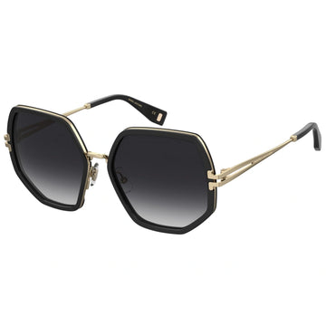 GRAY GRADIENT LENSES WITH BLACK GOLD FRAME
