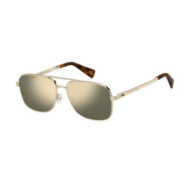 GOLD MIRRUR LENSES WITH LIGHT GOLD FRAME