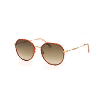BROWN SHEDED LENSES WITH COPPER FRAME