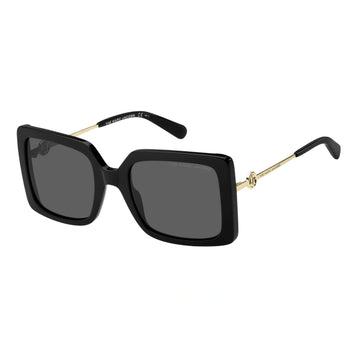 SOLID GRAY LENSES WITH BLACK FRAME