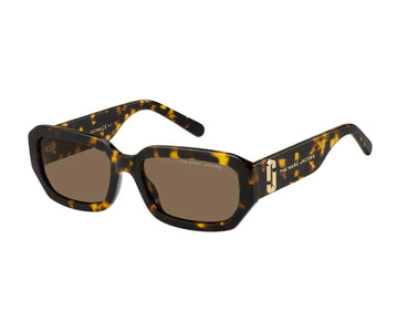 SOLID BROWN LENSES WITH HAVANA FRAME