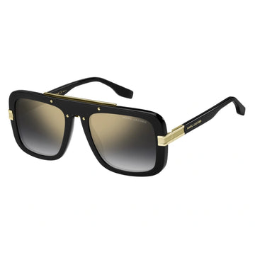 GERY SHADED GOLD MIRROR WITH BLACK FRAME