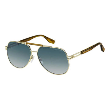 GREEN SHADED LENSES WITH GOLD FRAME