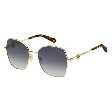 GRAY AZURE LENSES WITH GOLD FRAME