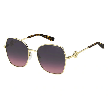 GRAY FUCHSIA LENSES WITH GOLD FRAME