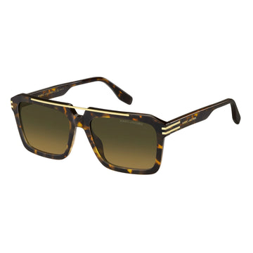 GREEN BROWN GRADIENT LENSES WITH HAVANA FRAME