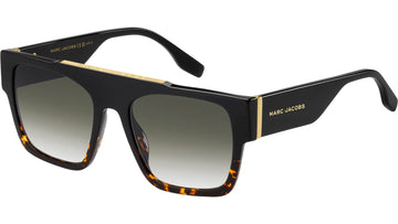 GREEN SHADED LENSES WITH BLACK HAVANA FRAME