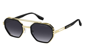GRAY SHADED LENSES WITH BLACK GOLD FRAME