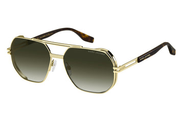 GREEN SHADED LENSES WITH GOLD FRAME