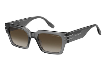 BROWN SHSDED LENSES WITH GRAY FRAME