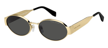 SOLID GRAY LENSES WITH GOLD FRAME