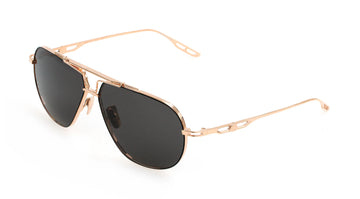 SOLD GRAY LENSES WITH GOLD PLATED TITANIUM  FRAME