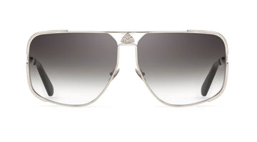 GRAY GRADIENT LENSES WITH PALLADIUM PLATED TITANIUM FRAME